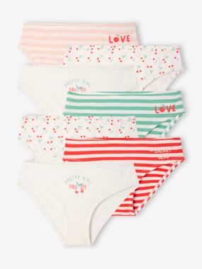 Girls-Underwear-Pack of 7 Fancy Briefs for Girls