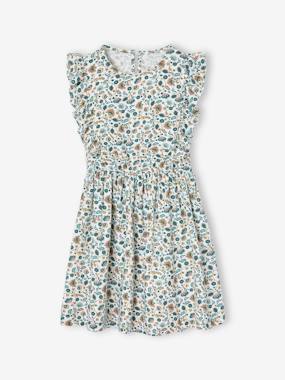 Girls-Frilly seersucker dress for girls