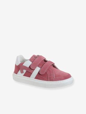 -Leather Trainers with Hook-&-Loop Straps for Children, Designed for Autonomy 