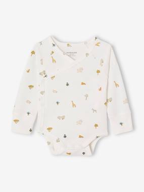 Baby-Jungle print bodysuits