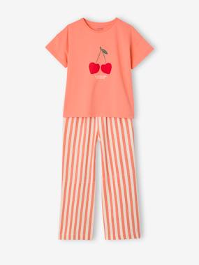 Fille-Ensemble-Ensemble T-shirt + pantalon large fille