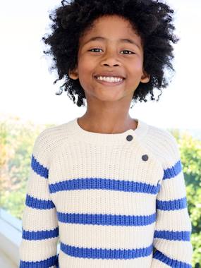 Boys-Cardigans, Jumpers & Sweatshirts-Jumpers-Striped Top for Boys