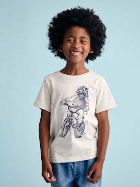 -Boys' printed T-shirt - BASICS