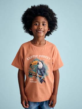 -T-Shirt with Animal Motif for Boys