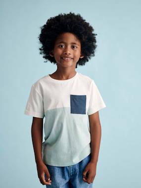 Boys-Tops-T-Shirts-Colourblock T-Shirt for Boys