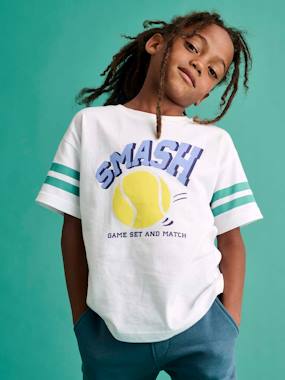 Boys-Tops-Boys' tennis print sports T-shirt