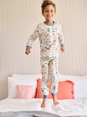 Boys-Nightwear-Pyjamas for Boys, Car Racing Print