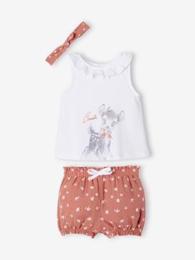 -Disney® Bambi 3-Piece Set: T-shirt + Bloomers + Headband, for Babies