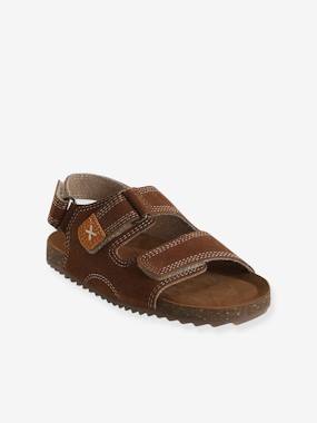 Shoes-Boys Footwear-Leather Hook-&-Loop Sandals for Children, Designed for Autonomy