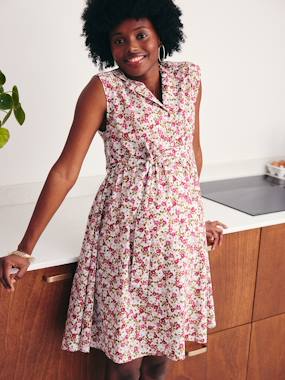 Robe-chemise sans manches courte grossesse et allaitement  - vertbaudet enfant