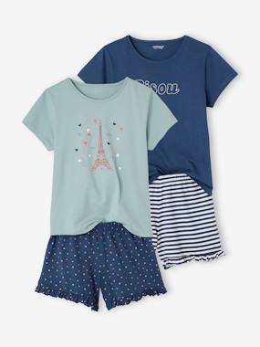 Girls-Nightwear-Pack 2 Pyjamas by BASICS for Girls