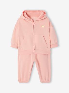 -Sports Combo: Zipped Hoodie & Bottoms, for Babies