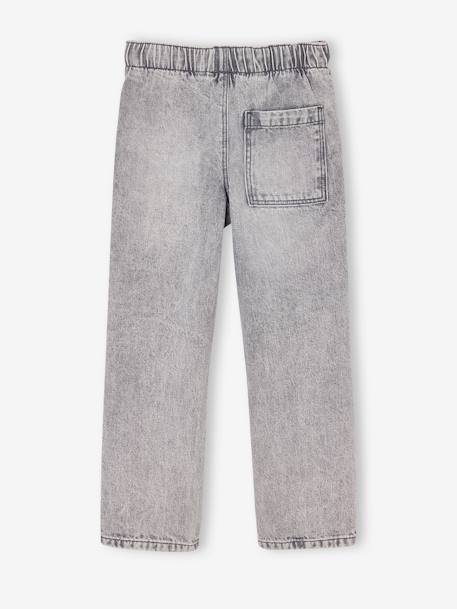 Wide Easy to Slip On Jeans for Boys bleached denim+brut denim+grey+stone - vertbaudet enfant 