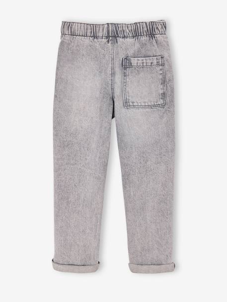 Wide Easy to Slip On Jeans for Boys bleached denim+brut denim+grey+stone - vertbaudet enfant 