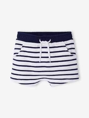 Baby-Bermuda Shorts in Fleece for Baby Boys