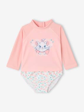 Bébé-Maillot de bain, accessoires de plage-Maillot de bain 2 pièces anti-UV bébé fille Disney Marie Les Aristochats