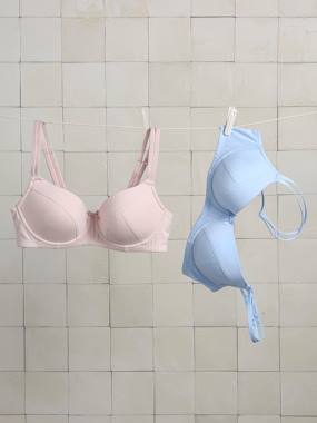 Maternity-Lingerie-Pack of 2 of Underwired Maternity Bras in Organic Cotton*