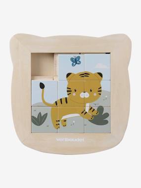 Puzzle bouton Les amis de la forêt en bois FSC® - orange, Jouet Puzzle bouton Les amis de la forêt en bois FSC® - orange, Jouet