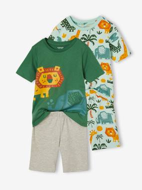 Garçon-Pyjama, surpyjama-Lot de 2 pyjashorts savane garçon