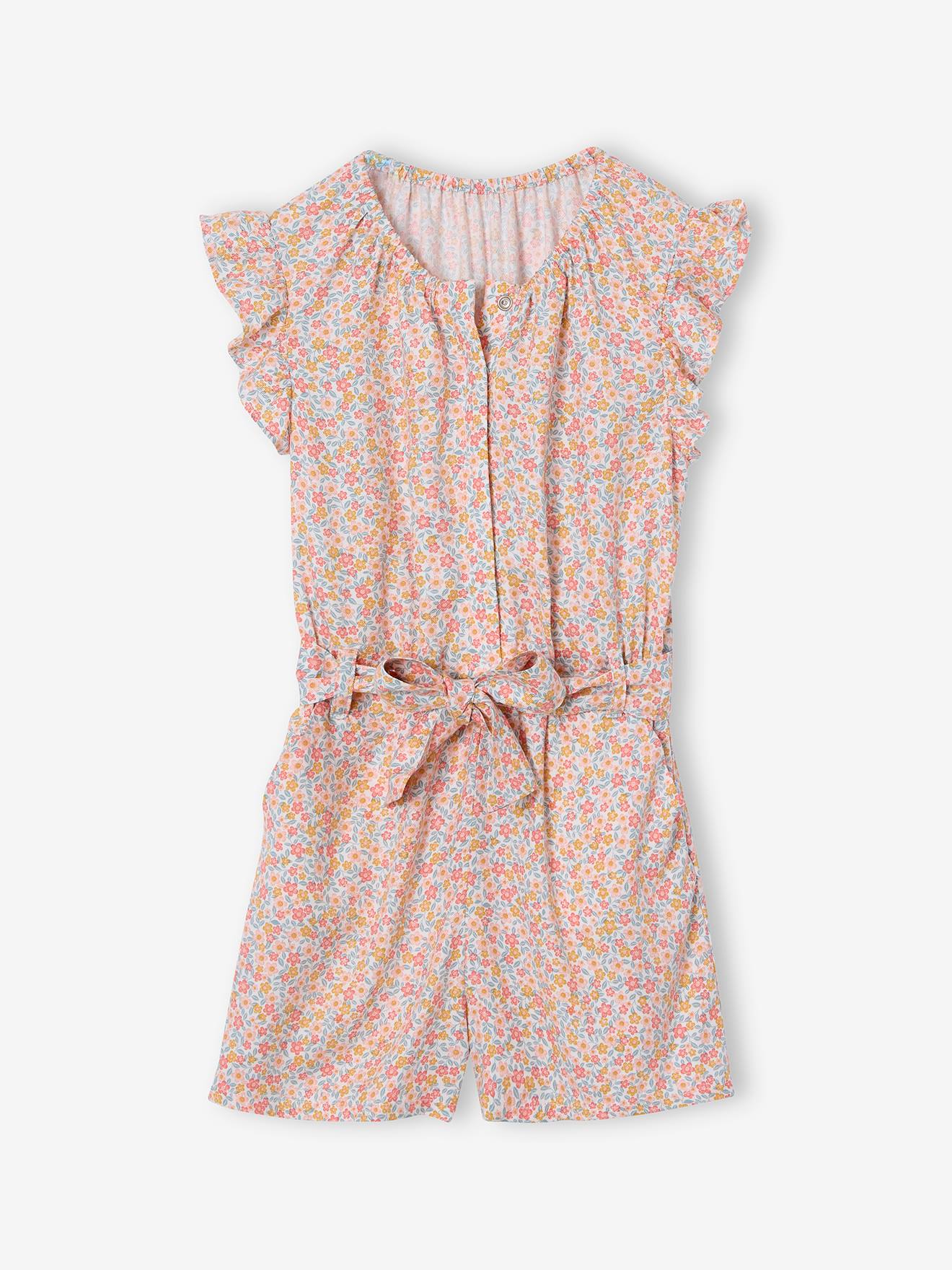 Combinaison De Nuit En Dentelle Rouge Pour Bébé Fille - Imprimé Floral Et Nœud De Noël, 100% Coton Doux, Tailles 0-3 à 9-12 Mois - 9