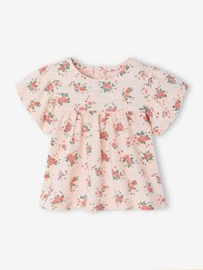 Robe En Tricot Col En Tissu Liberty Bébé - Olive, Bébé