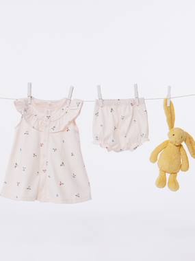Baby-Dress & Bloomer Shorts with Fruit Print for Babies, PETIT BATEAU 