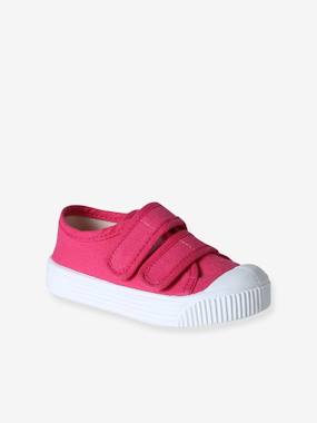 -Hook-&-Loop Canvas Trainers for Babies - Made in France