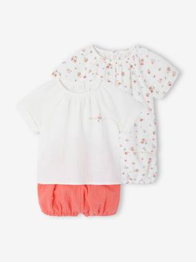 -Lot de 2 pyjashorts bébé