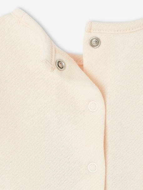 Sweatshirt & Trousers Combo for Babies 6308+ecru+marl beige+pale pink+rose - vertbaudet enfant 