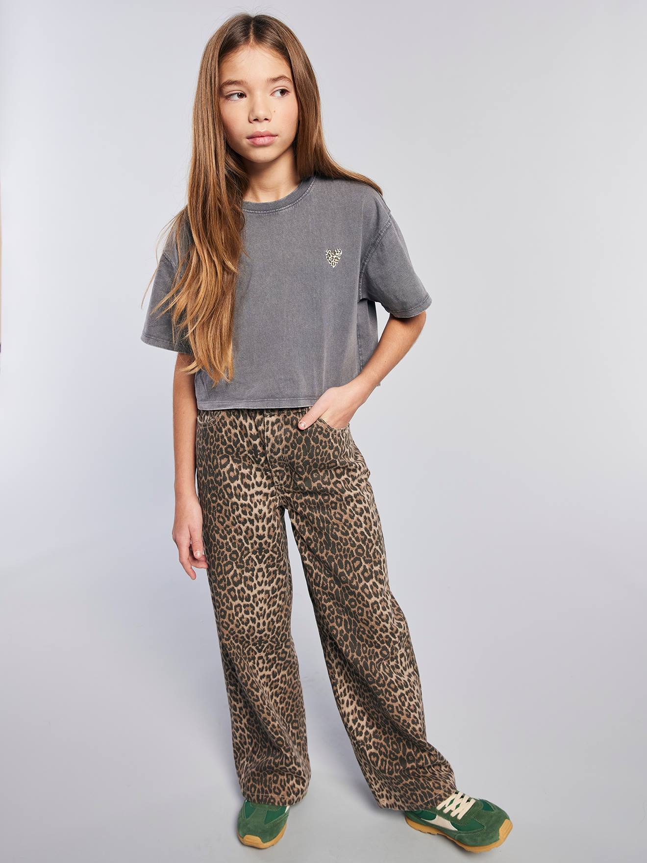 Top Per Ragazze Con Stampa Alla Moda E Set Di Leggings Fashion - Foto 5