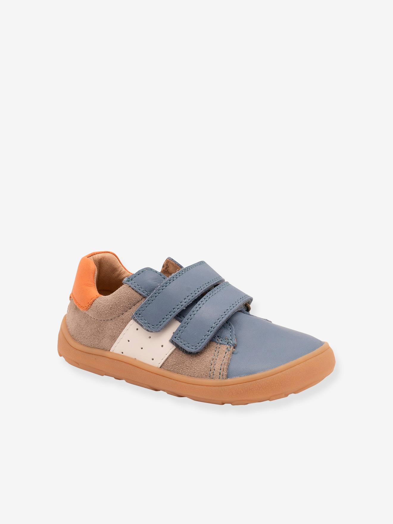 Baskets Bisgaard Isak Pour Enfant - Cuir Sans Chrome, Fermeture à Glissière - Semelle Souple Antidérapante - Confortables Avec Ou Sans Chaussettes