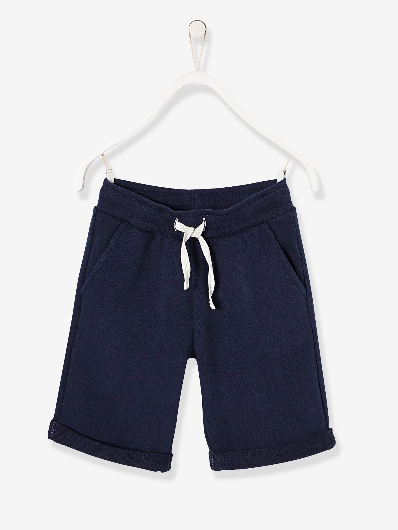 VERTBAUDET Bermudas niño de felpa