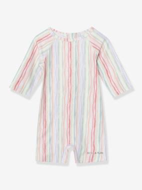 Bébé-Maillot de bain, accessoires de plage-Maillot de bain pour bébé fille avec manches 3/4 MATGOLDIE