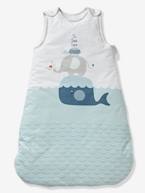Sleeveless Baby Sleep Bag, Whale Theme  - vertbaudet enfant 