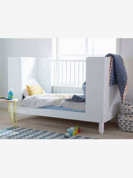 Edredon enfant US Bleu/moutarde - vertbaudet enfant 