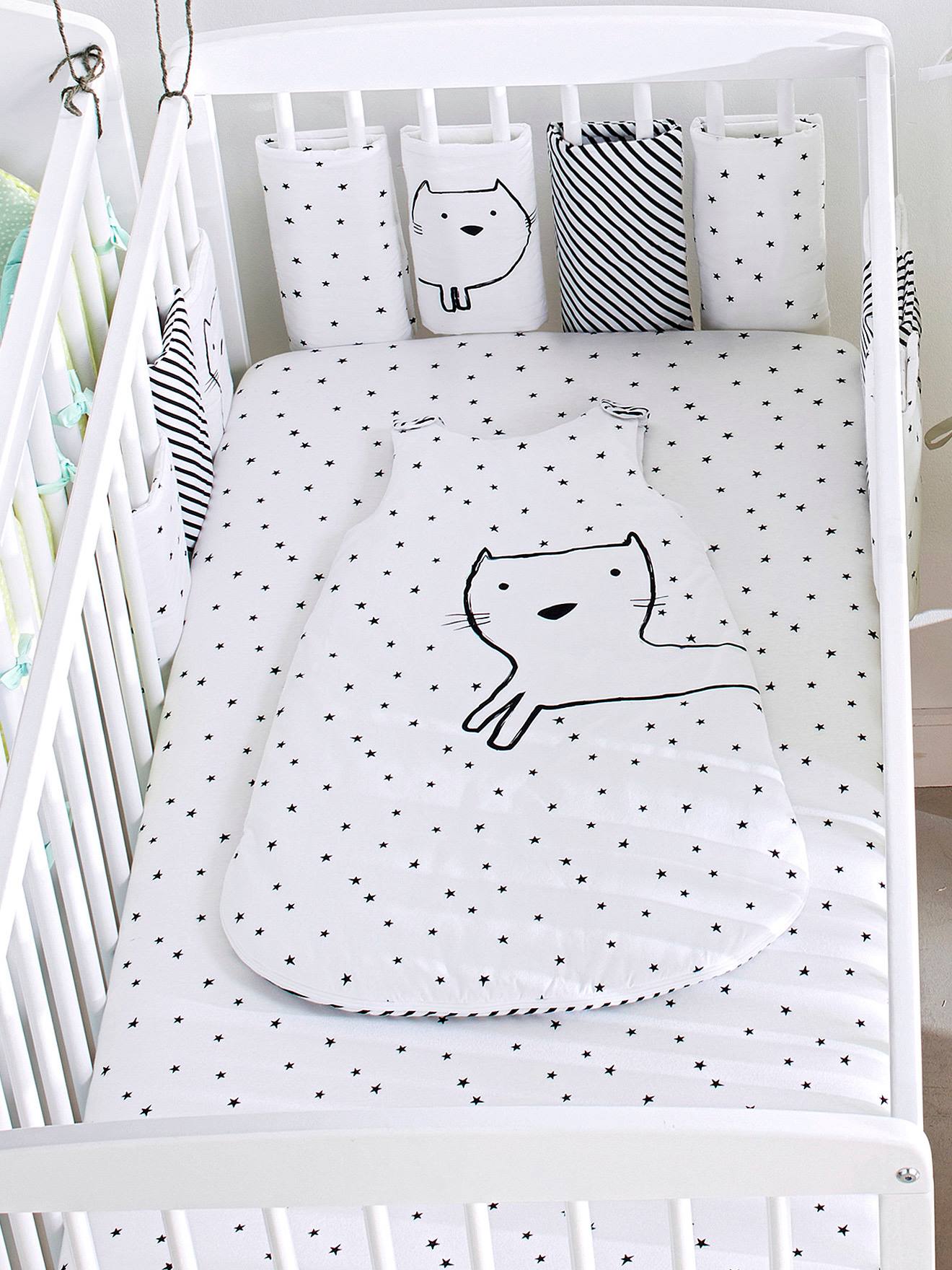 BabyPrem Baby Pack of 2 Fitted Cotton Travel Cot Sheets 95 x 65cm WHITE 
