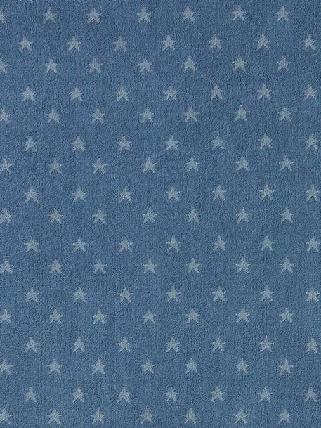 Serviette de bain BLEU / ETOILES+GRIS / ETOILES+ROSE / POIS+VERT / NUAGE - vertbaudet enfant 