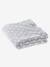 Children's Microfibre Blanket, Star Print BLUE DARK ALL OVER PRINTED+GREY LIGHT ALL OVER PRINTED - vertbaudet enfant 