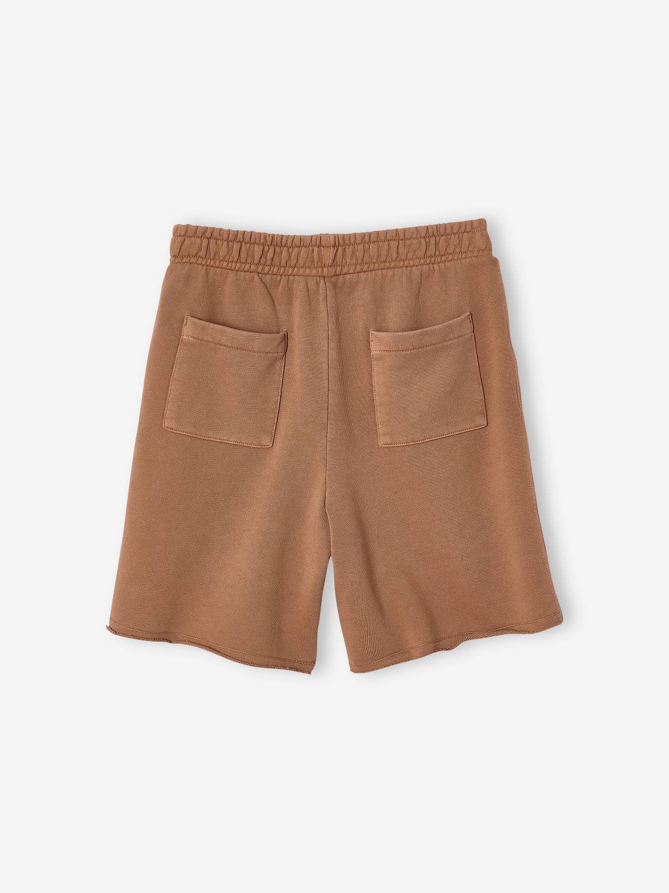 Pack of 2 Faded Bermuda Shorts - pecan nut, Boys