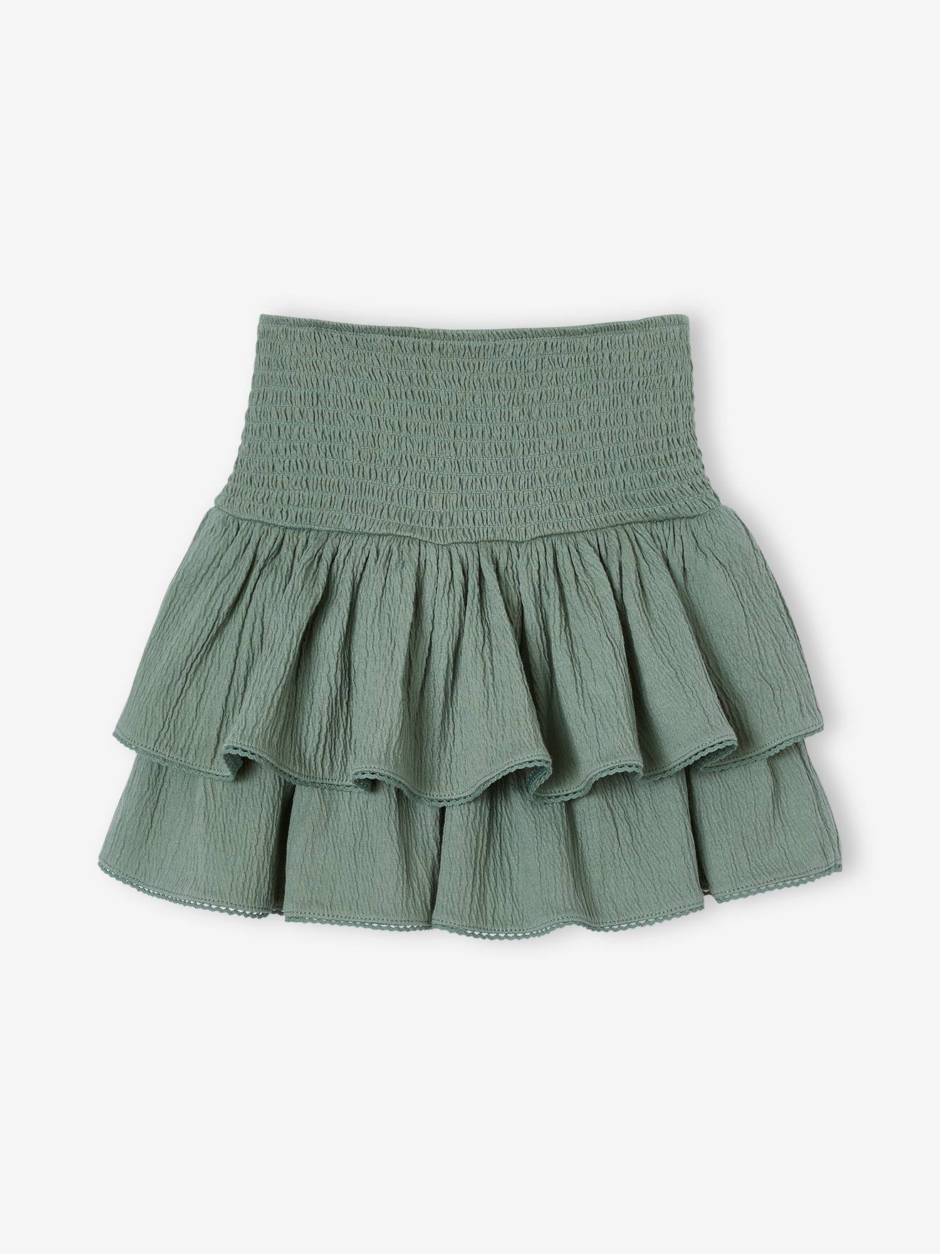 Samoyed frill skirt サモエド