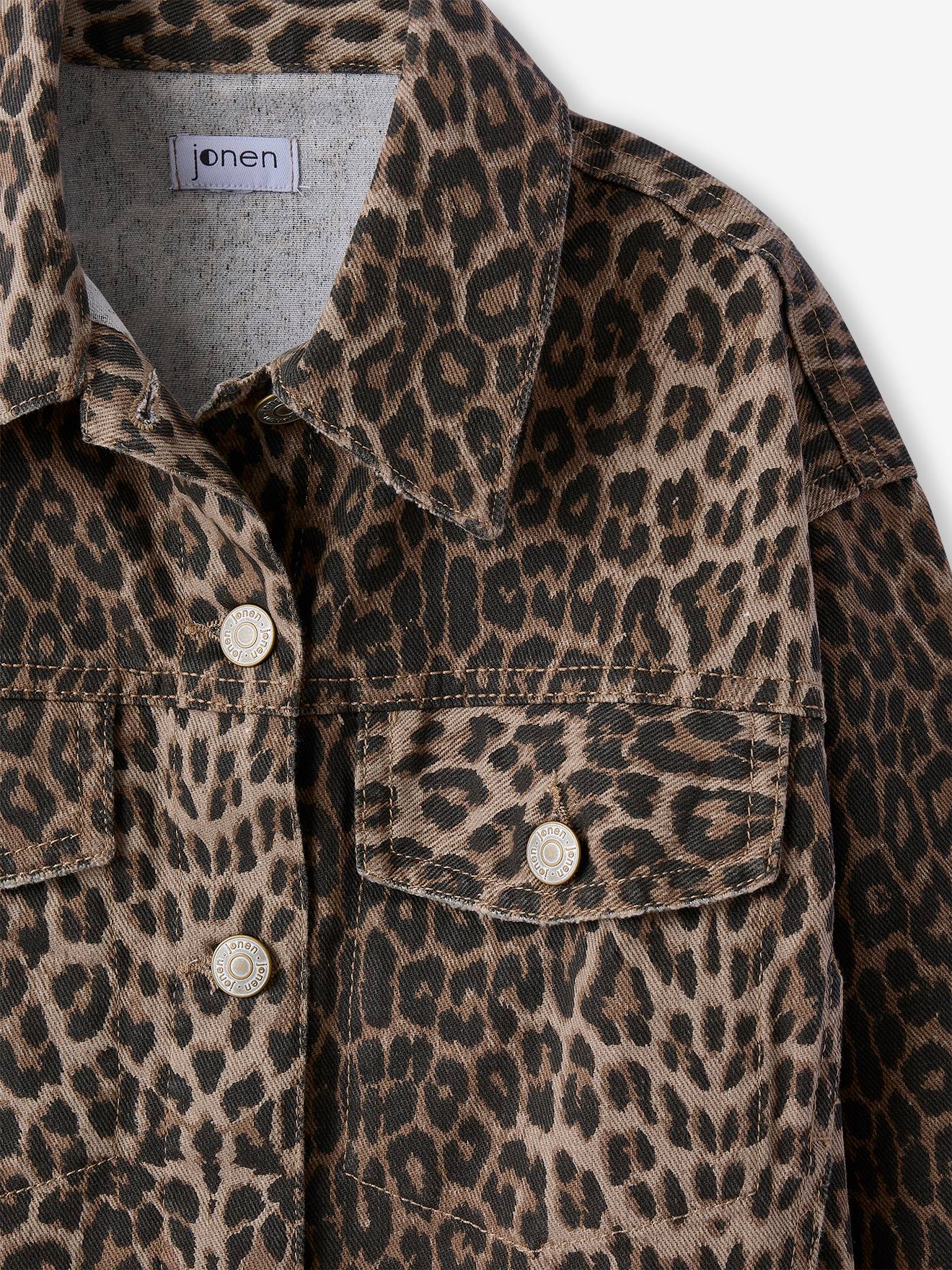 LINEN LEOPARD JACKET CLANE 正規品 ss24-kapital-K2304LJ132-Gauze-