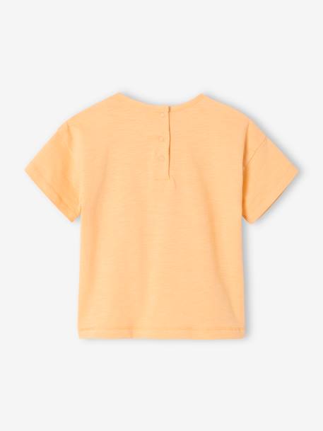 T-shirt bébé motif animalier manches courtes abricot - vertbaudet enfant 
