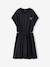 Robe fille avec ouvertures côtés anthracite+vanille - vertbaudet enfant 