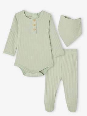 Baby body, leggings and scarf set   - vertbaudet enfant
