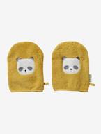 Lot de 2 gants de toilette Panda  - vertbaudet enfant 