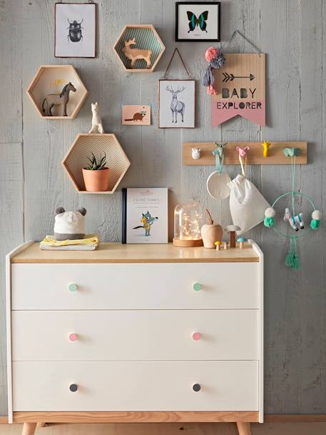 Dream-catcher, Llama WHITE LIGHT SOLID WITH DESIGN - vertbaudet enfant 