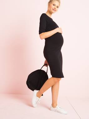 Maternity-Dresses-Close-Fitting Maternity Dress