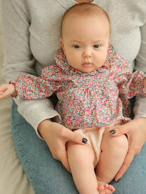 2-Piece Set for Newborns: Liberty Blouse & Bloomers, ENVIE DE FRAISE  - vertbaudet enfant