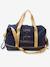 Weekend Changing Bag with Print: La Vie est Pleine de Surprises BLACK MEDIUM SOLID WITH DESIGN+Dark Blue+GREEN MEDIUM SOLID WITH DESIG+grey green+printed green - vertbaudet enfant 