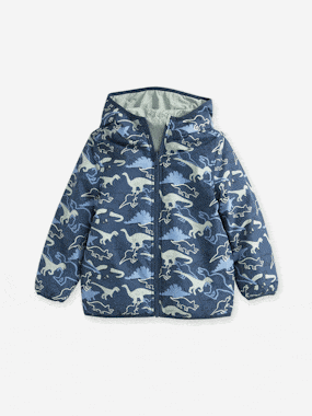 Boys-Reversible lightweight puffer jacket for boys 